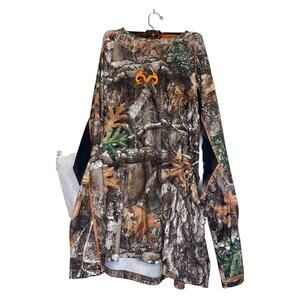Realtree Edge  Men's Camouflage Long Sleeve T-Shirt Size 2XL Hunting Fishing